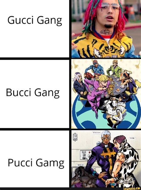 anime gucci gang high voice|Gucci gang meme.